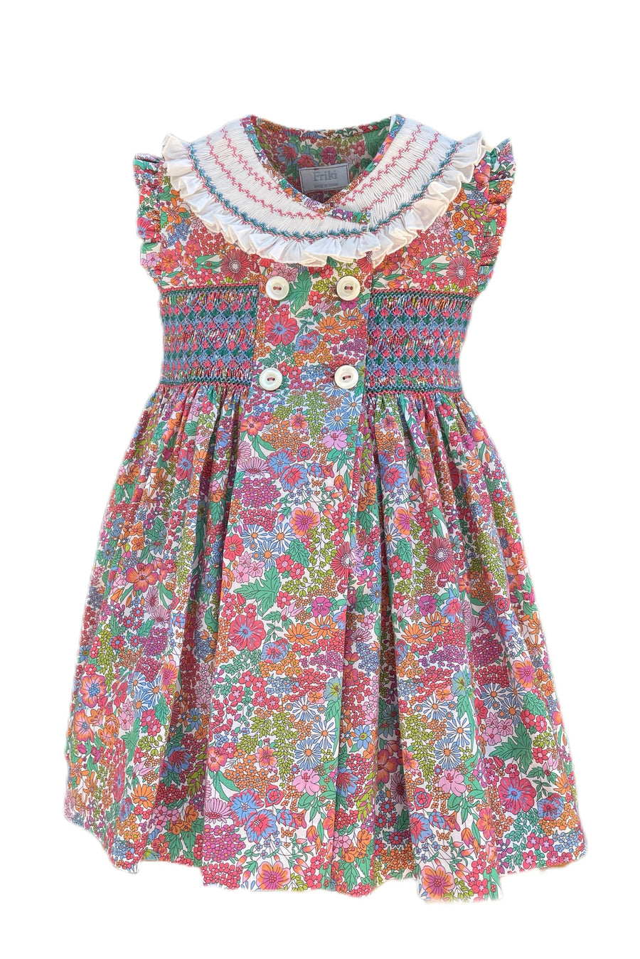 Vestido Smocking sin mangas
