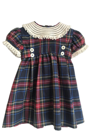 Vestido Babero Escocés bebé