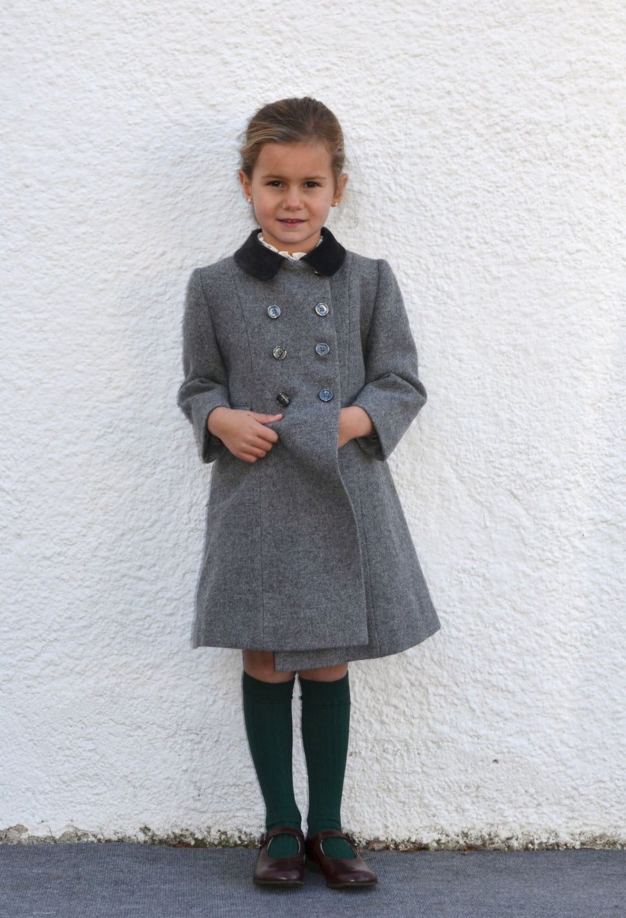 auténtico-abrigo-clásico-inglés-tweed-niña-moscas-gris