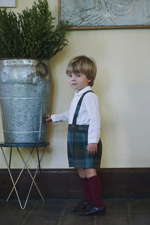 Bermuda bebé tartan escocés