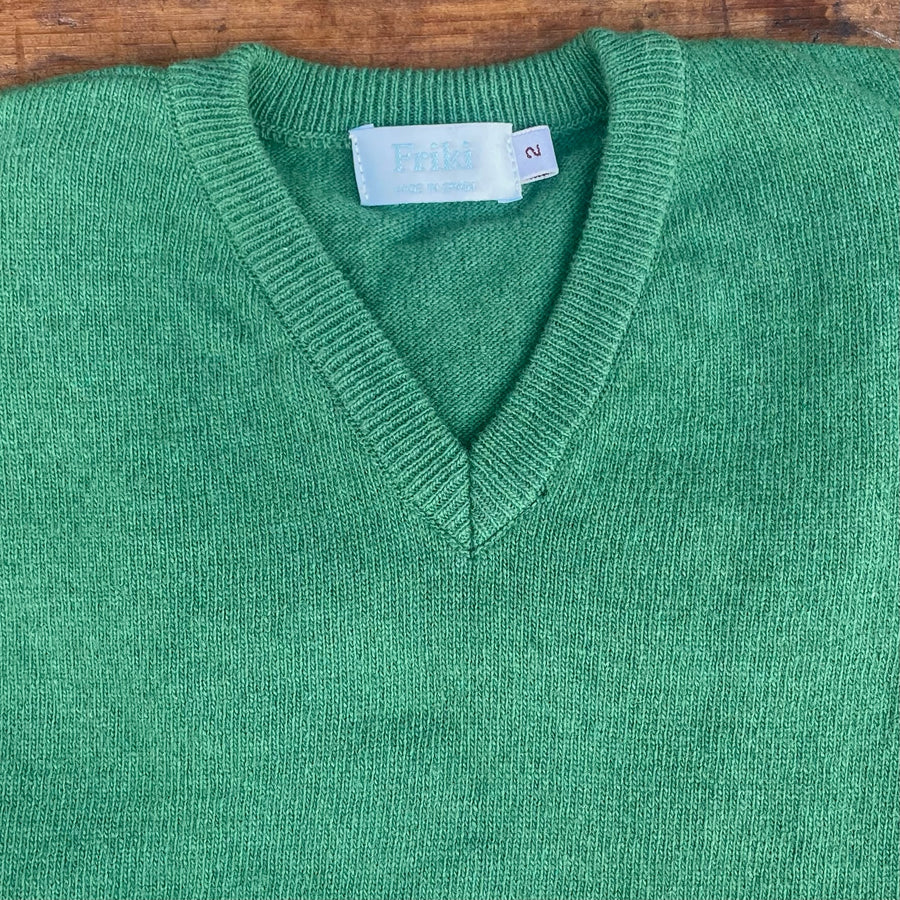 Jersey niño de pico Verde Menta