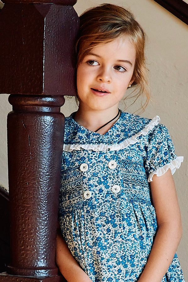 Vestido Smocking Liso