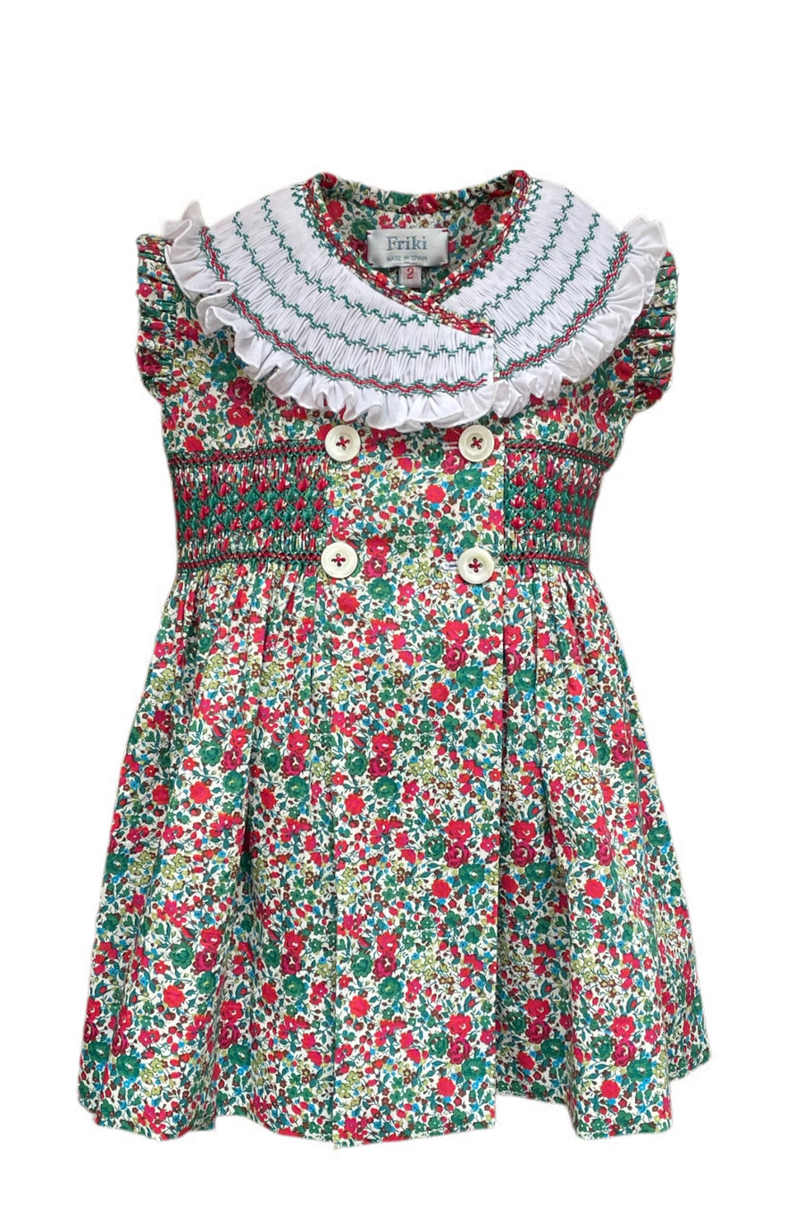 Vestido Smocking sin mangas bebé