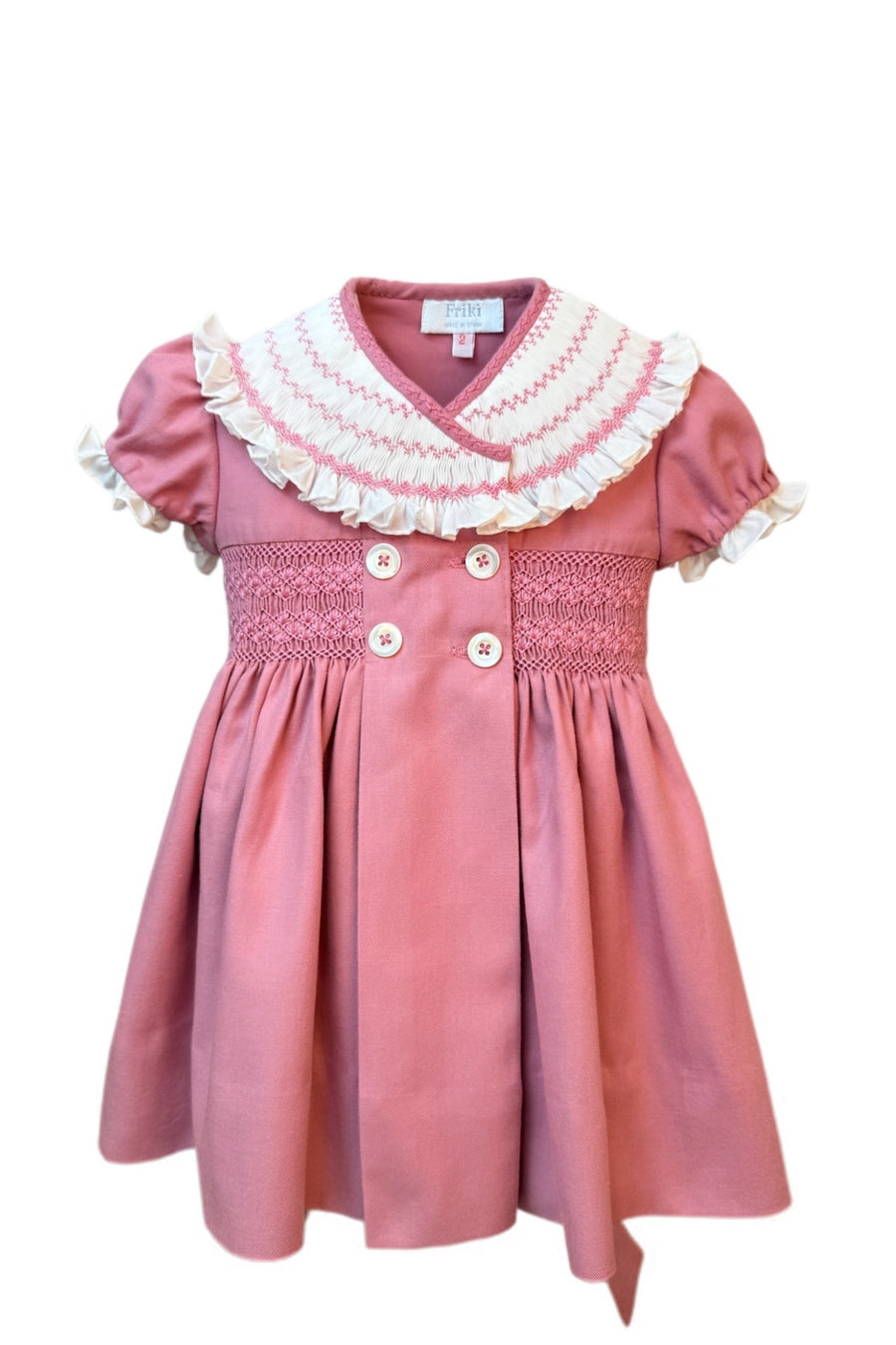 Vestido Smocking bebé Liso