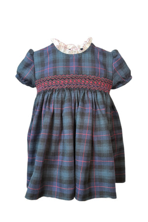 Vestido Sofía Volantito Escocés