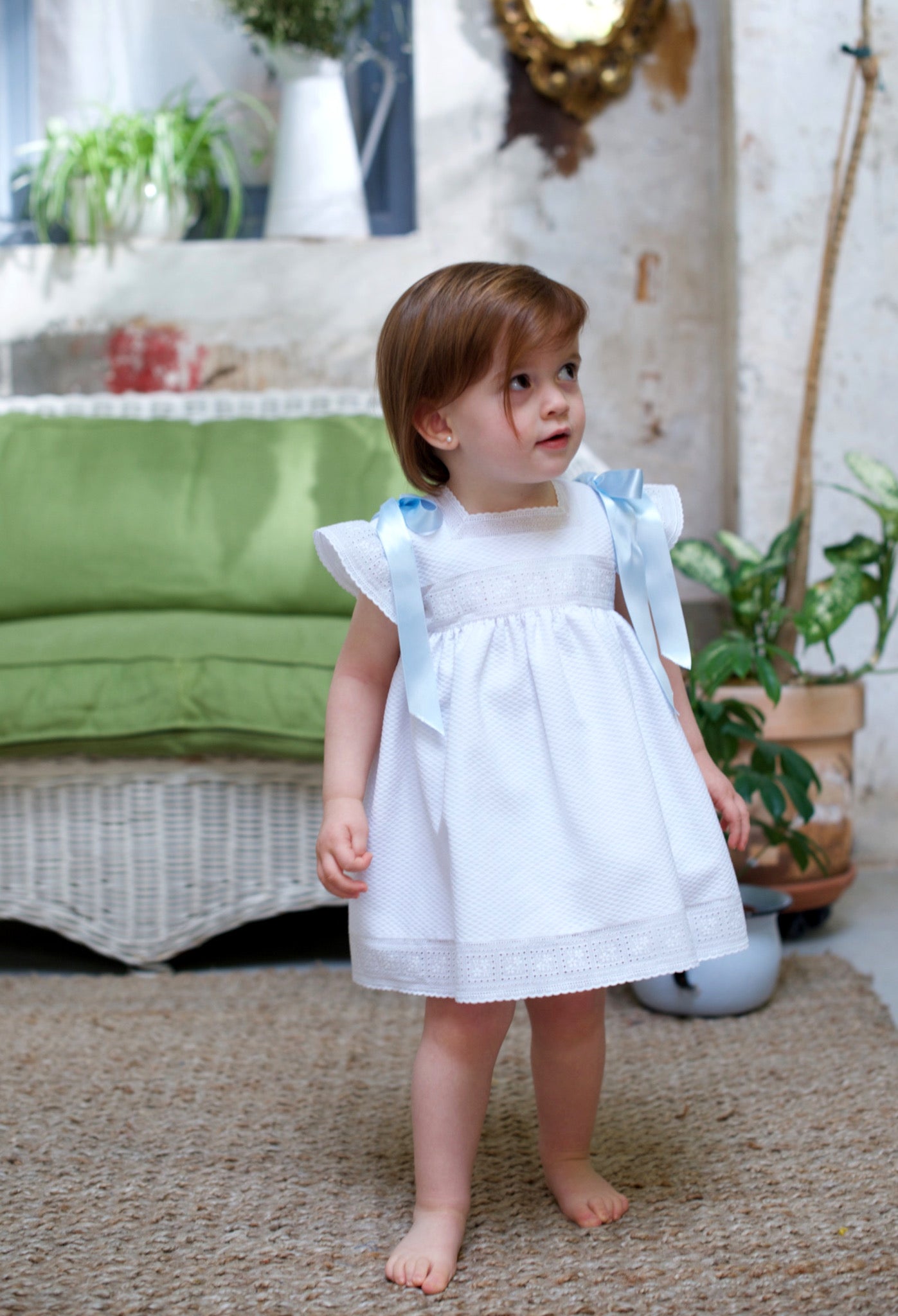 Vestido piqué cuadros Friki