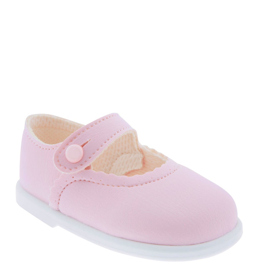 Zapato botón rosa
